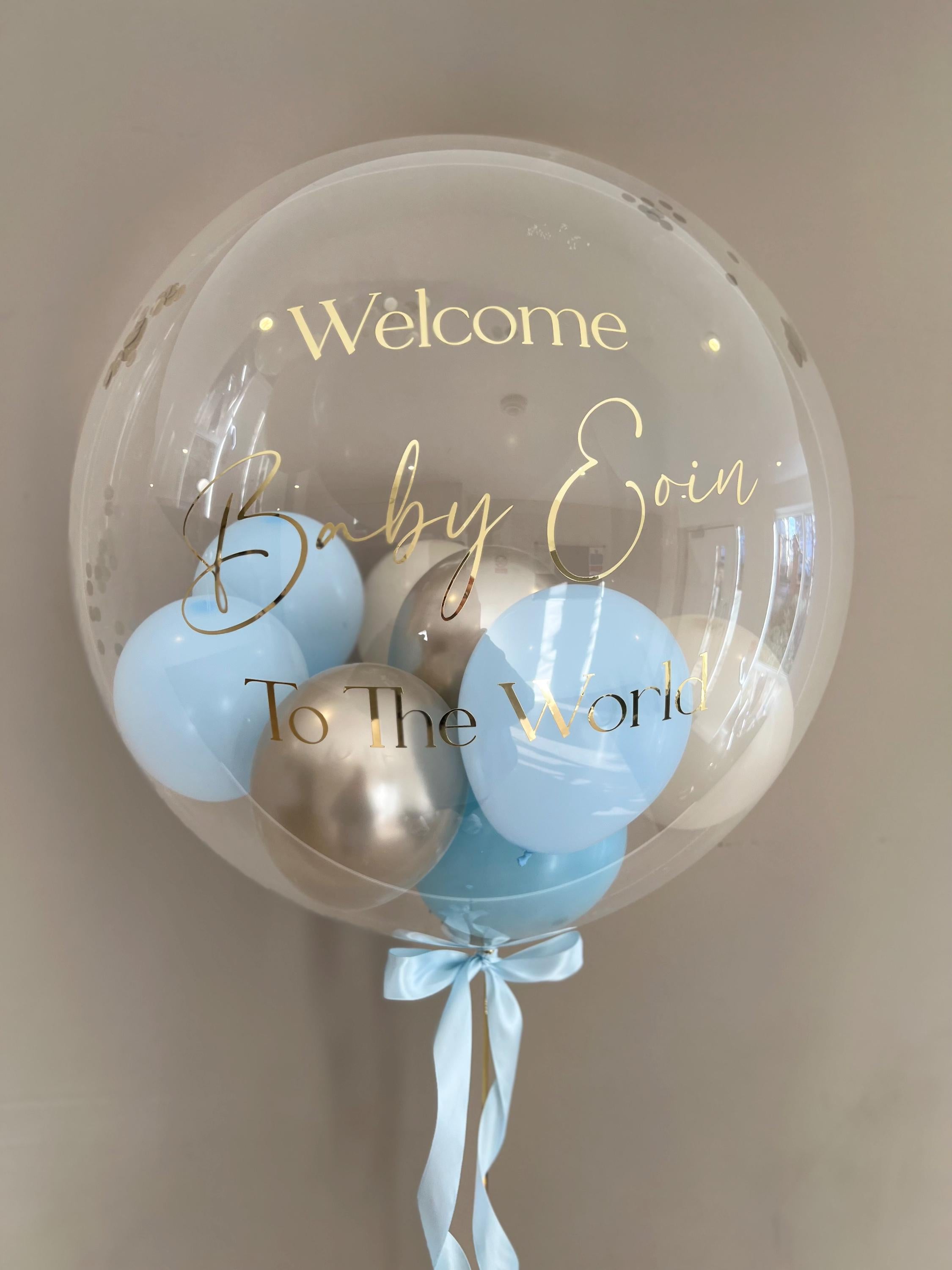 Luxury Balloon Gift | Personalised Balloon | Helium Bubble Balloon | Party Decorations | Wedding & Birthday Balloons