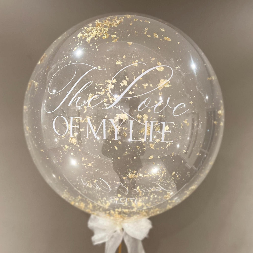 Luxury Balloon Gift | Personalised Balloon | Helium Bubble Balloon | Party Decorations | Wedding & Birthday Balloons