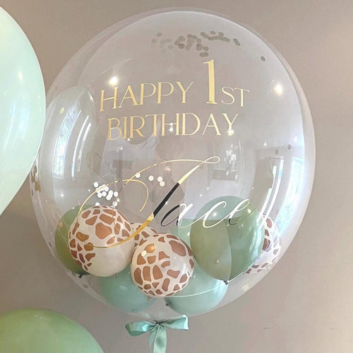 Personalised Balloon | Helium Bubble Balloon | Luxury Balloon Gift | Wedding & Birthday Balloons | Party Decorations