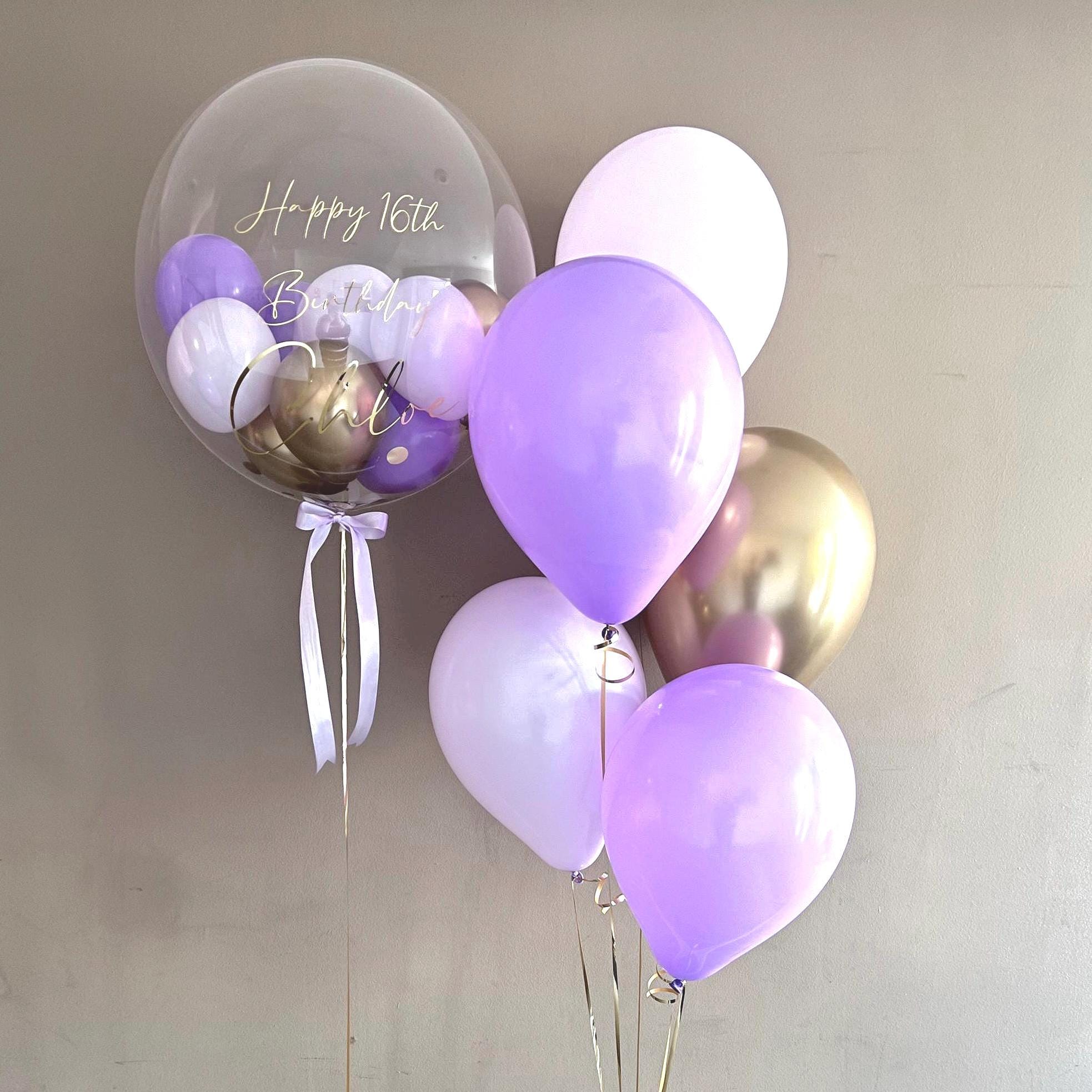 Personalised Balloon | Helium Bubble Balloon | Luxury Balloon Gift | Wedding & Birthday Balloons | Party Decorations