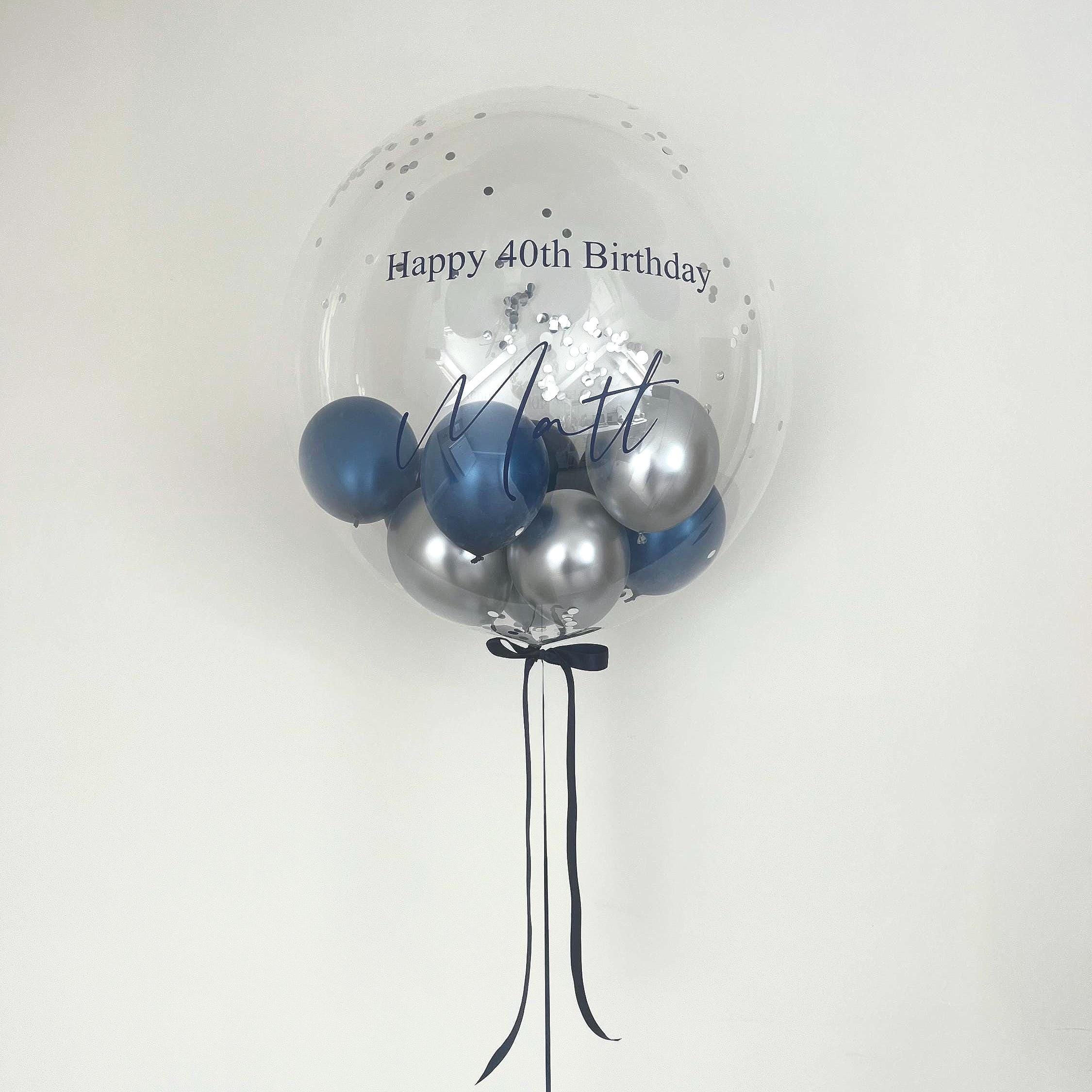 Personalised Balloon | Helium Bubble Balloon | Luxury Balloon Gift | Wedding & Birthday Balloons | Party Decorationsx