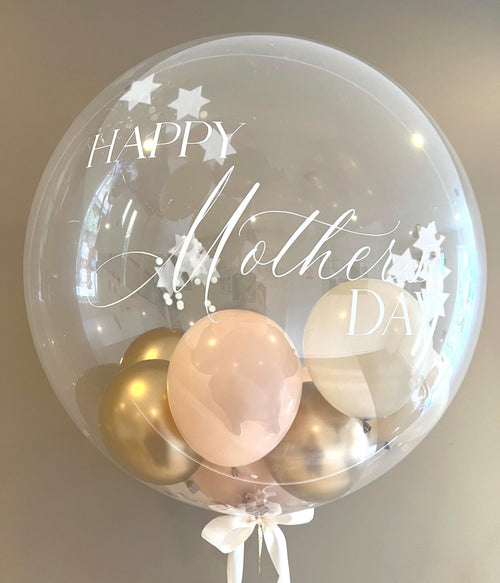 Helium Bubble Balloon | Personalised Balloon | Wedding & Birthday Balloons | Luxury Balloon Gift | Party Decorations