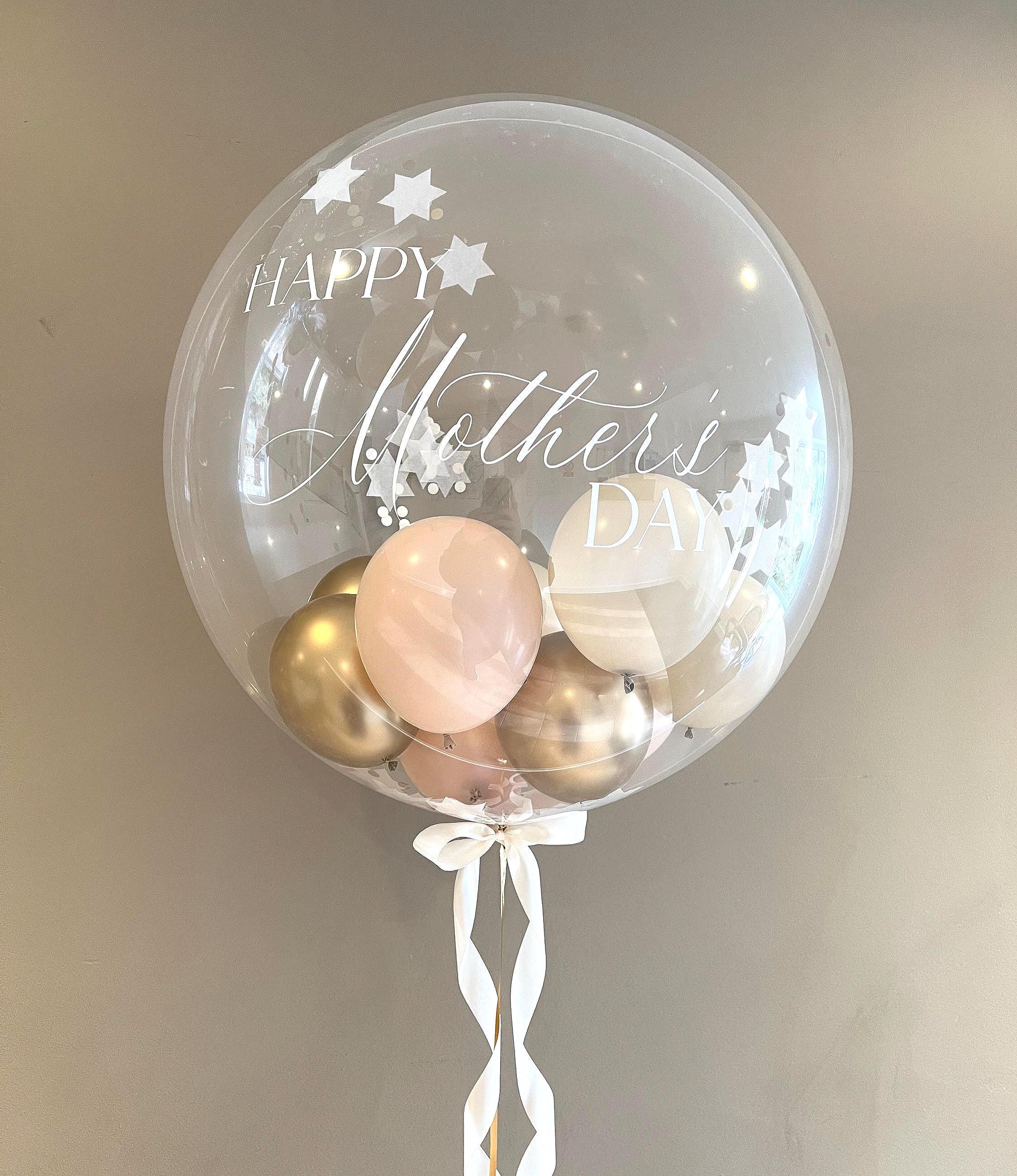 Helium Bubble Balloon | Personalised Balloon | Wedding & Birthday Balloons | Luxury Balloon Gift | Party Decorations