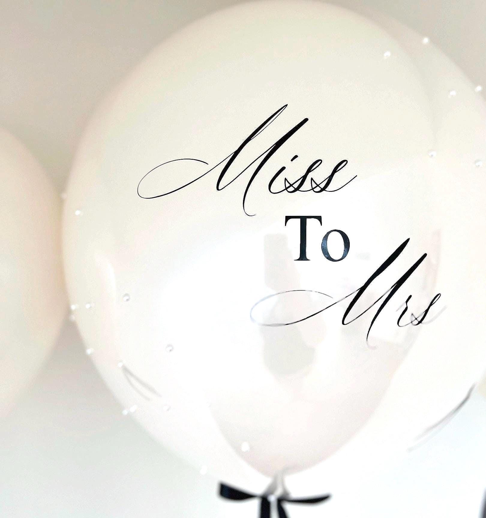 Luxury Balloon Gift | Personalised Balloon | Helium Bubble Balloon | Party Decorations | Wedding & Birthday Balloons