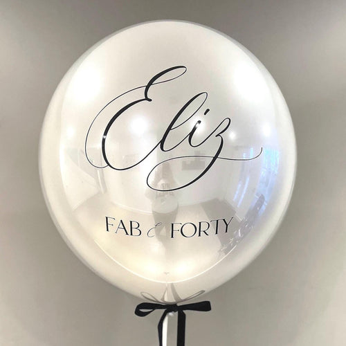 Helium Bubble Balloon | Personalised Balloon | Wedding & Birthday Balloons | Luxury Balloon Gift | Party Decorations