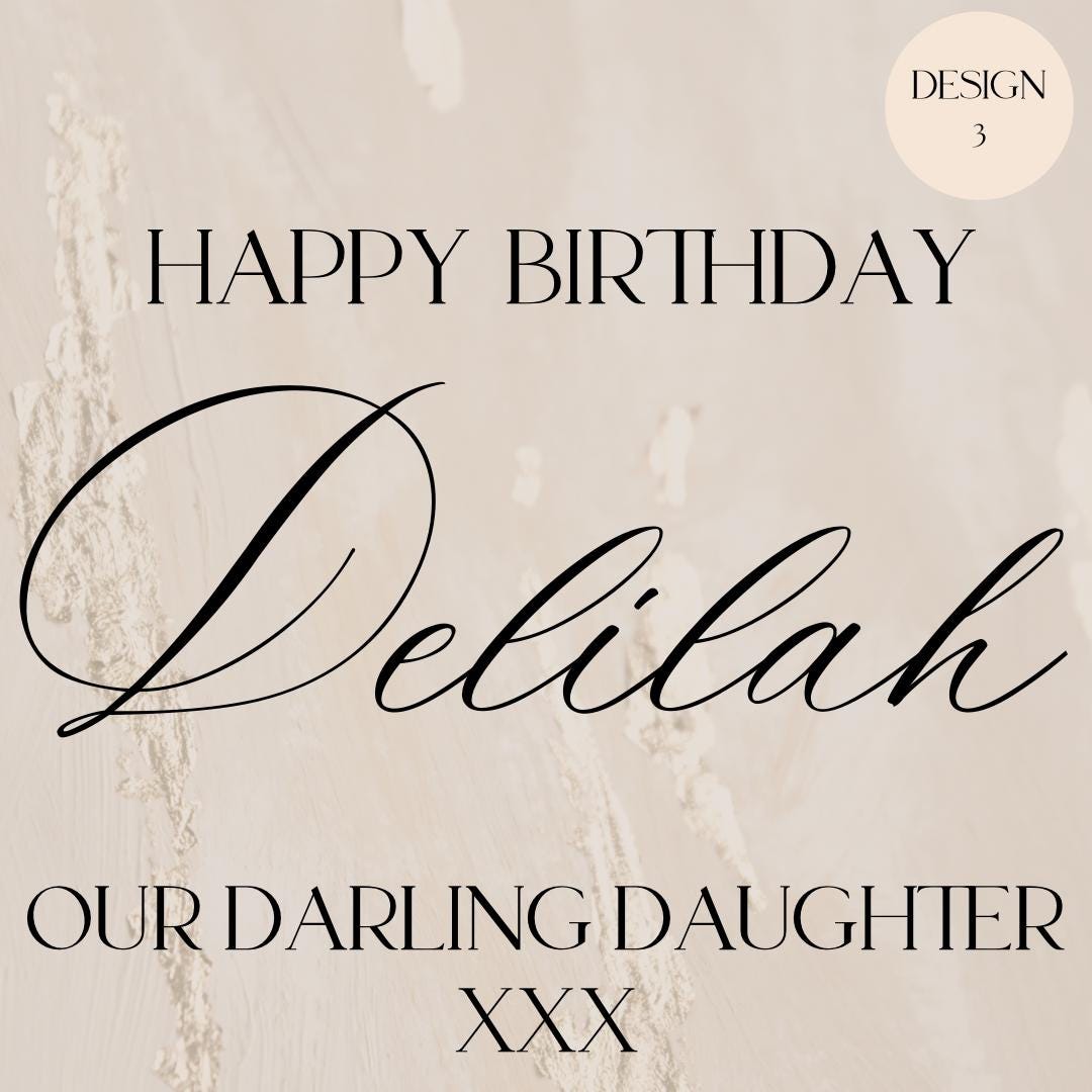 Personalised Vinyl Decal | Custom Name Lettering for Balloons, Signs & Event Decor