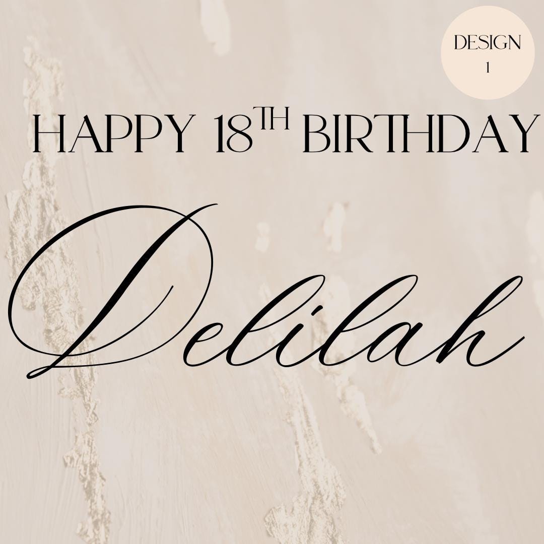 Personalised Vinyl Decal | Custom Name Lettering for Balloons, Signs & Event Decor