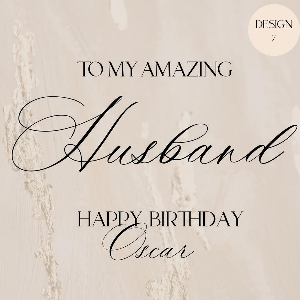 Personalised Vinyl Decal | Custom Name Lettering for Balloons, Signs & Event Decor