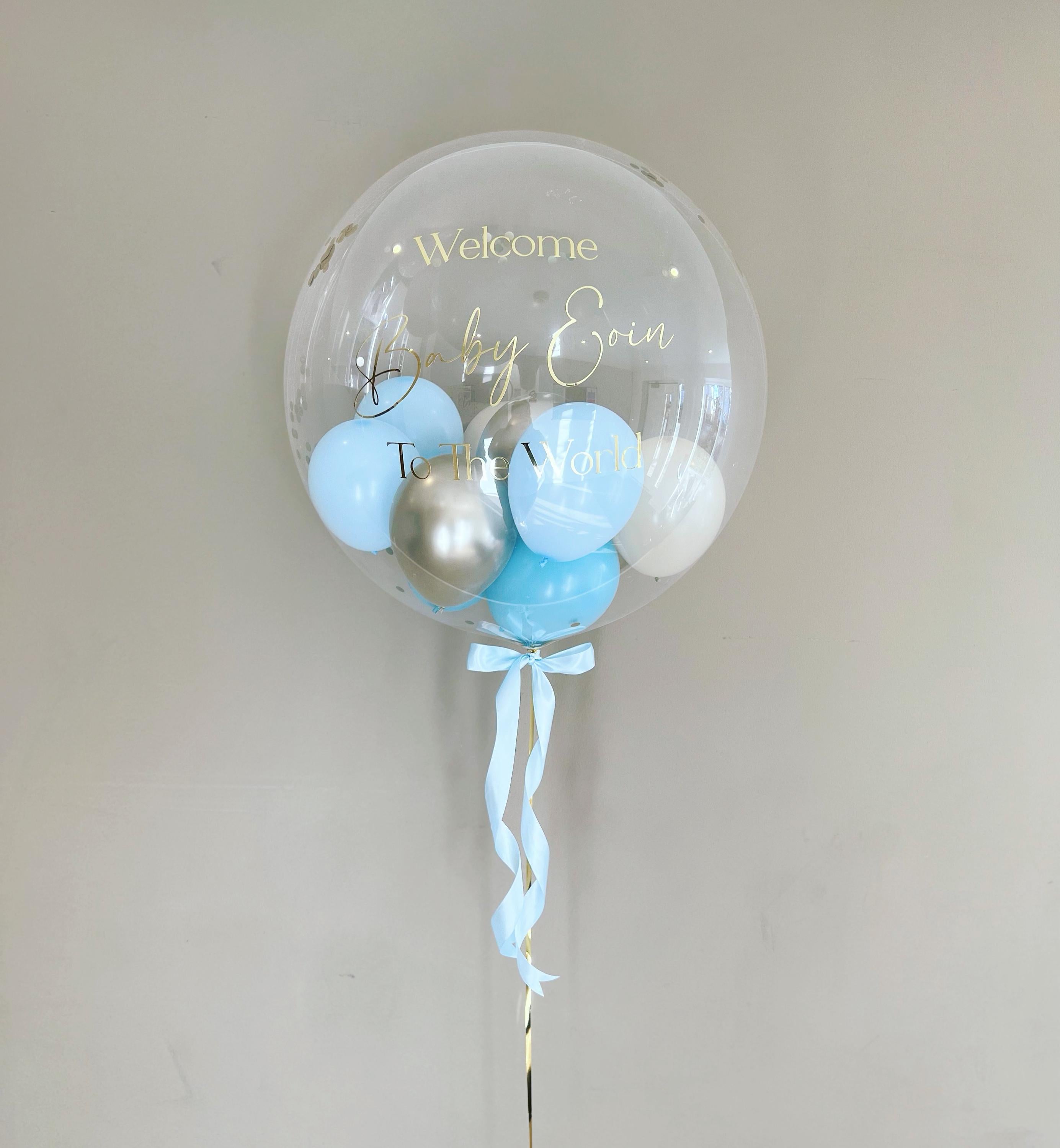 Luxury Balloon Gift | Personalised Balloon | Helium Bubble Balloon | Party Decorations | Wedding & Birthday Balloons