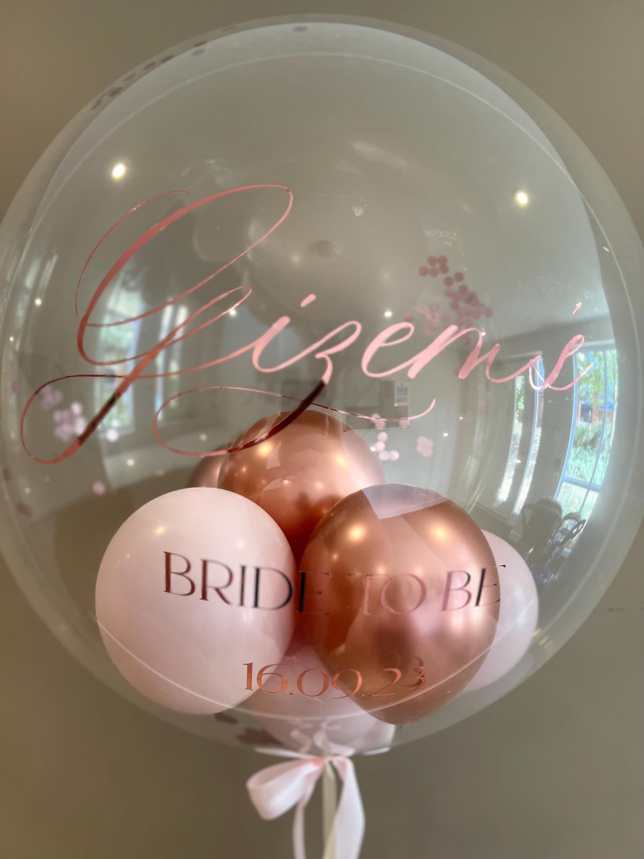 Luxury Balloon Gift | Personalised Balloon | Helium Bubble Balloon | Party Decorations | Wedding & Birthday Balloons