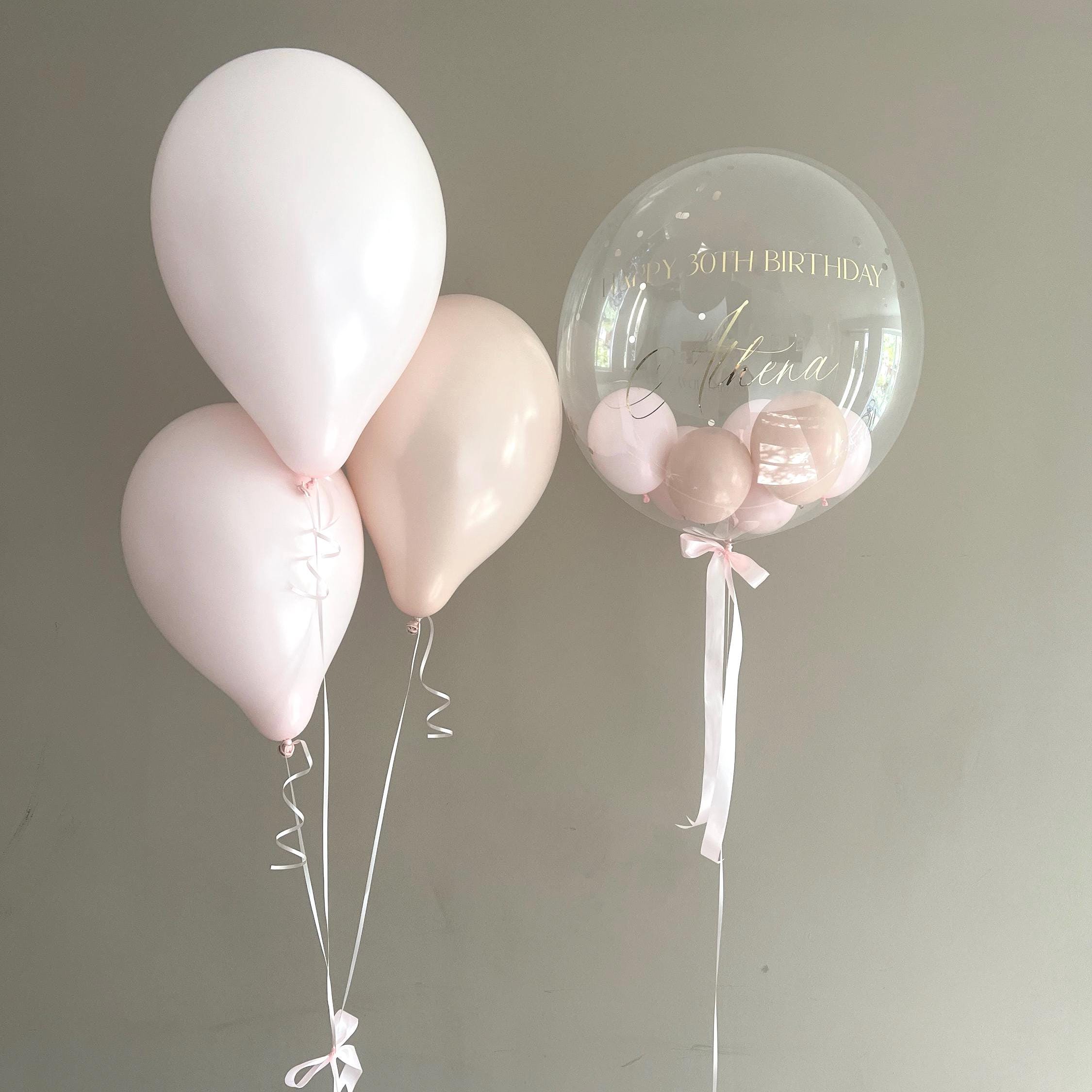 Luxury Balloon Gift | Personalised Balloon | Helium Bubble Balloon | Party Decorations | Wedding & Birthday Balloons