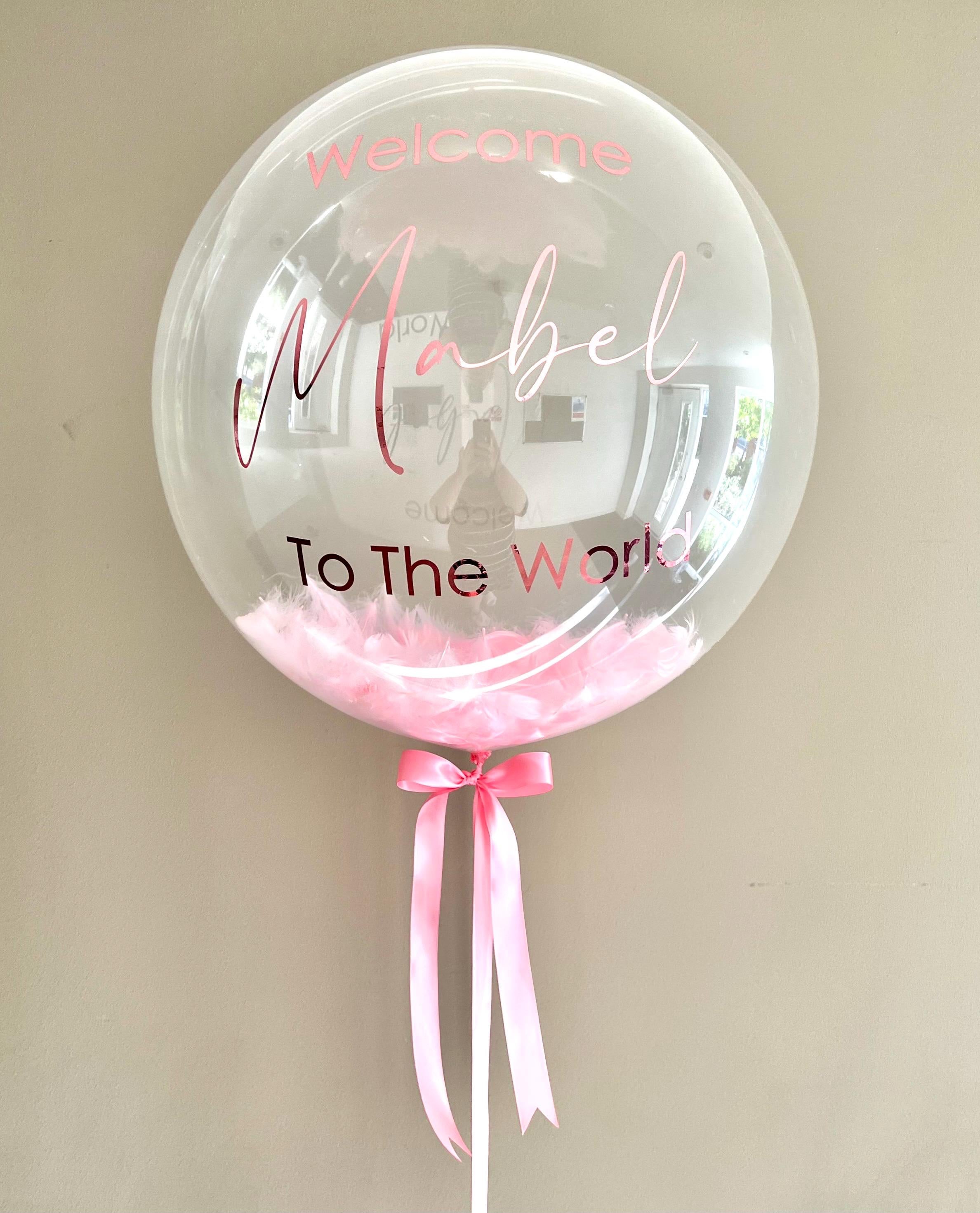 Luxury Balloon Gift | Personalised Balloon | Helium Bubble Balloon | Party Decorations | Wedding & Birthday Balloons