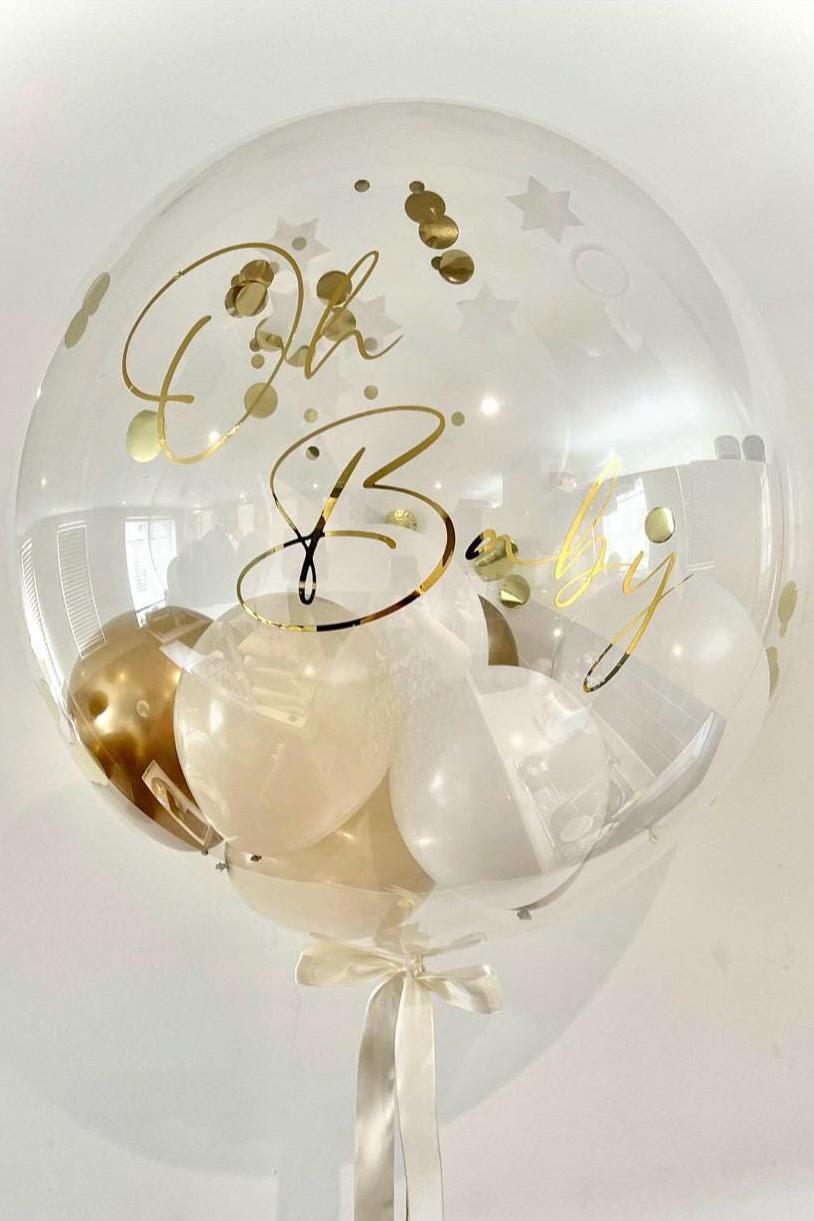 Helium Bubble Balloon | Personalised Balloon | Wedding & Birthday Balloons | Luxury Balloon Gift | Party Decorations
