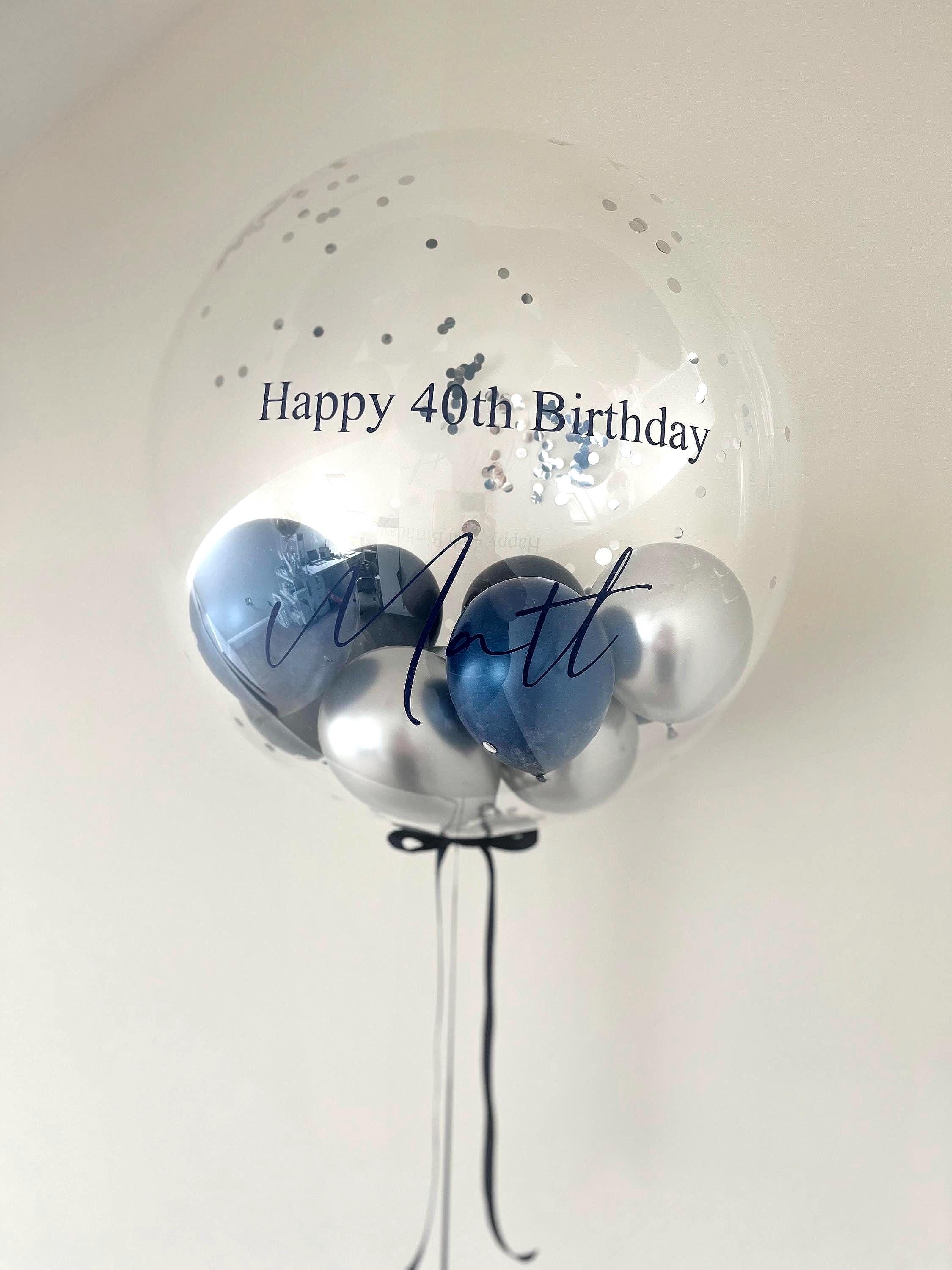 Personalised Balloon | Helium Bubble Balloon | Luxury Balloon Gift | Wedding & Birthday Balloons | Party Decorationsx