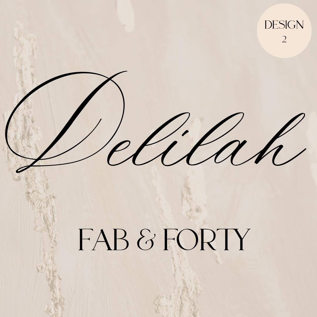 Personalised Vinyl Decal | Custom Name Lettering for Balloons, Signs & Event Decor