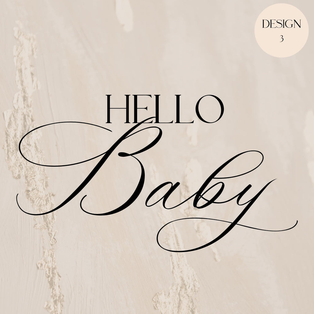 Personalised Vinyl Decal | Custom Name Lettering for Balloons, Signs & Event Decor