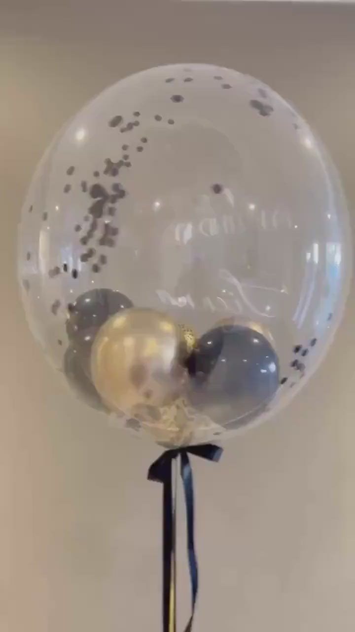 Personalised Balloon | Helium Bubble Balloon | Luxury Balloon Gift | Wedding & Birthday Balloons | Party Decorations
