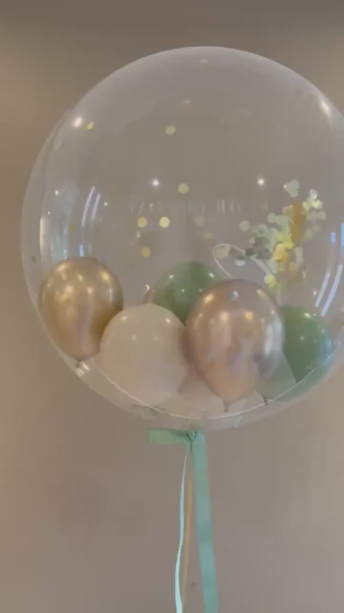 Helium Bubble Balloon | Personalised Balloon | Wedding & Birthday Balloons | Luxury Balloon Gift | Party Decorations