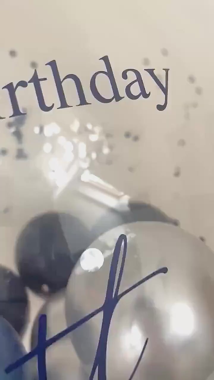 Personalised Balloon | Helium Bubble Balloon | Luxury Balloon Gift | Wedding & Birthday Balloons | Party Decorationsx