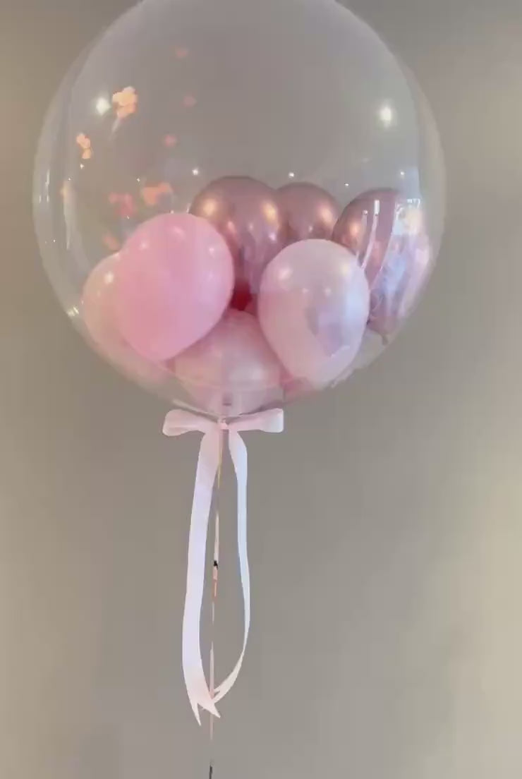 Helium Bubble Balloon | Personalised Balloon | Wedding & Birthday Balloons | Luxury Balloon Gift | Party Decorations