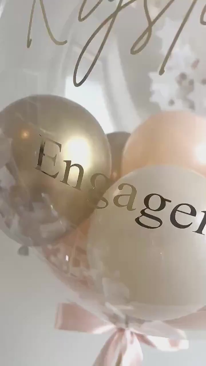 Luxury Balloon Gift | Personalised Balloon | Helium Bubble Balloon | Party Decorations | Wedding & Birthday Balloons
